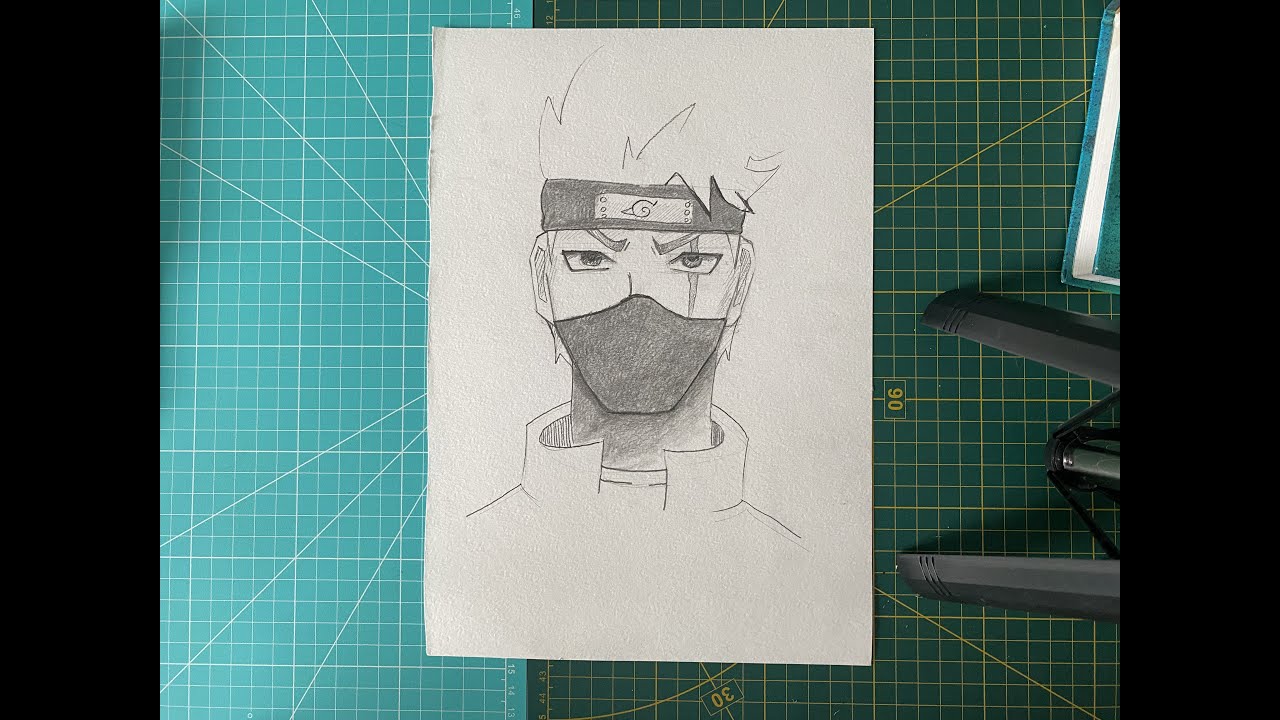 How to draw Kakashi Hatake | Kakashi step by step | easy anime tutorial