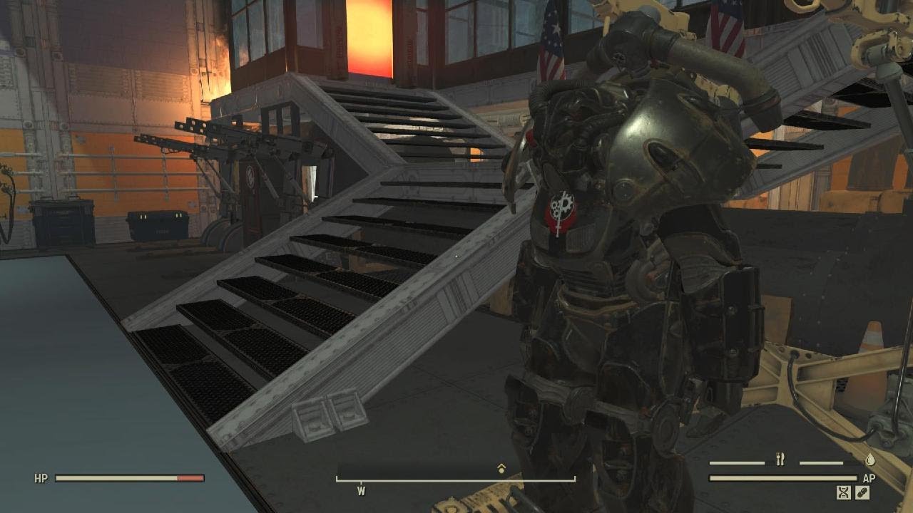 Fallout 76 power armor stations glitch.