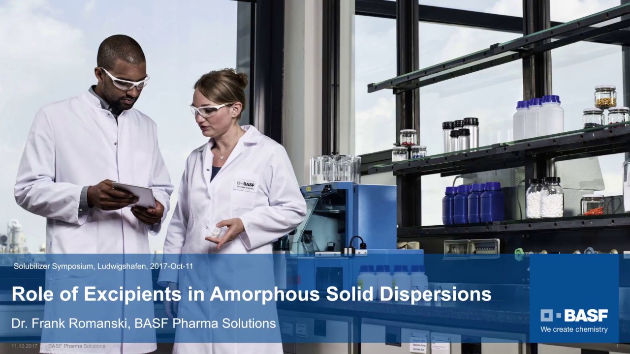 Role of Excipients in Amorphous Solid Dispersions