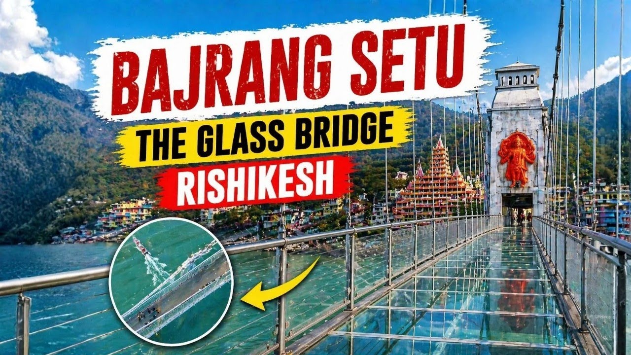 Bajrang Setu Rishikesh 🔥 India&rsquo;s First Glass Bridge | Full Tour + Reality 😱