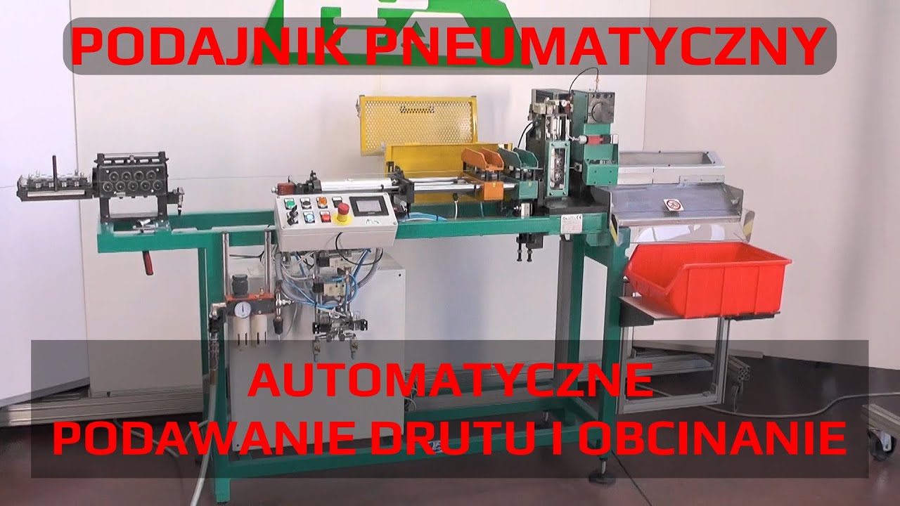 Podajnik pneumatyczny do drutu + obcinak