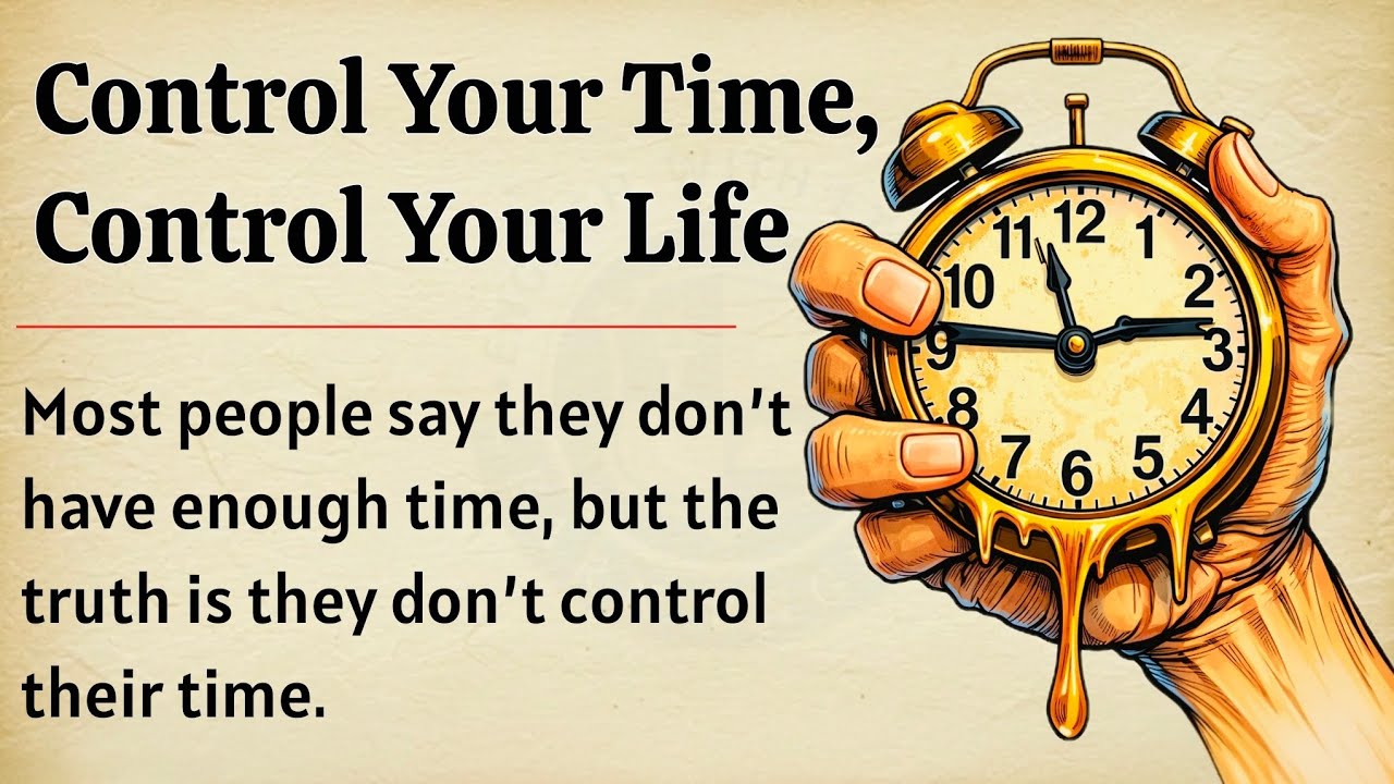 Control Your Time, Control Your Life | Motivational Video 🔥 | Graded Reader ✅ | Value of Time | ESL