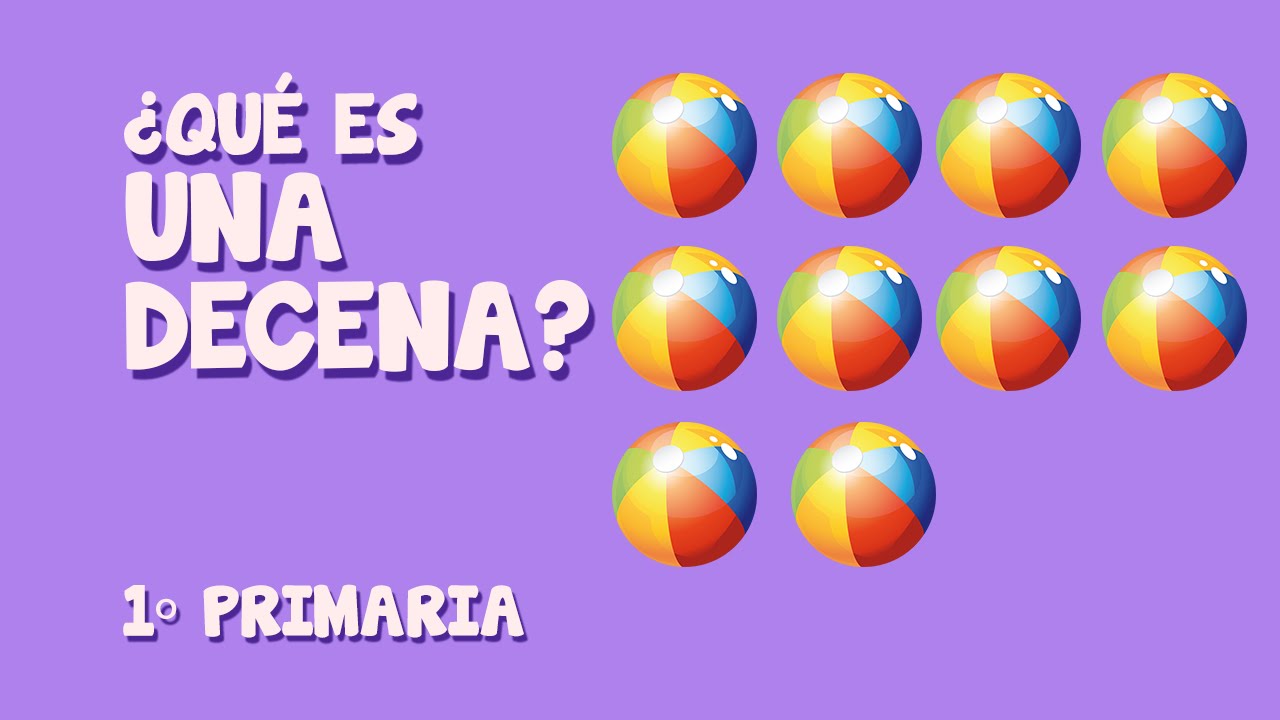 Definici&oacute;n de decena para ni&ntilde;os de Primaria