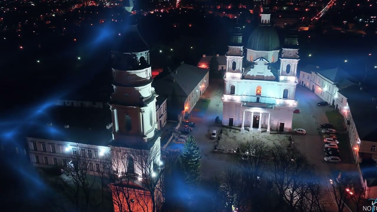 Chełm miasto filmowany dronem
