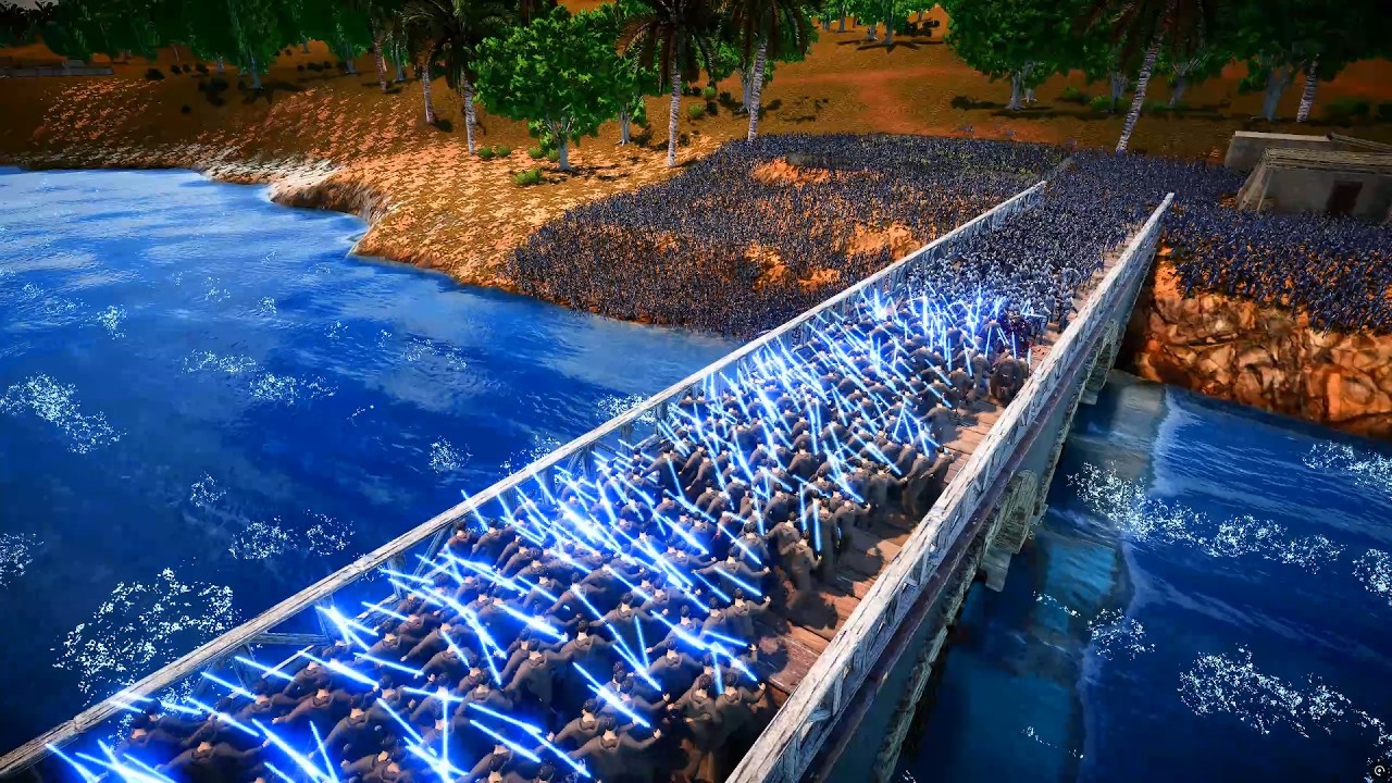 JEDI KNIGHTS, NINJAS & T-45s ATTACK DAEMONETTES | Ultimate Epic Battle Simulator 2 | UEBS 2