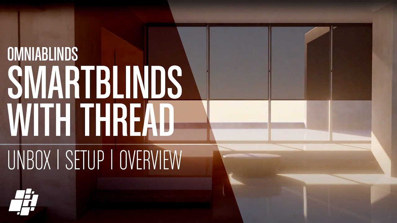 Omnia Smart Blinds - The World's First Smart Blinds With Thread Technology!
