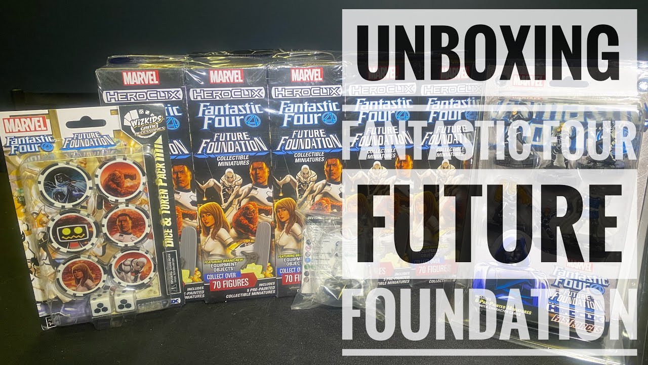 Unboxing Heroclix Fantastic Four Future Foundation