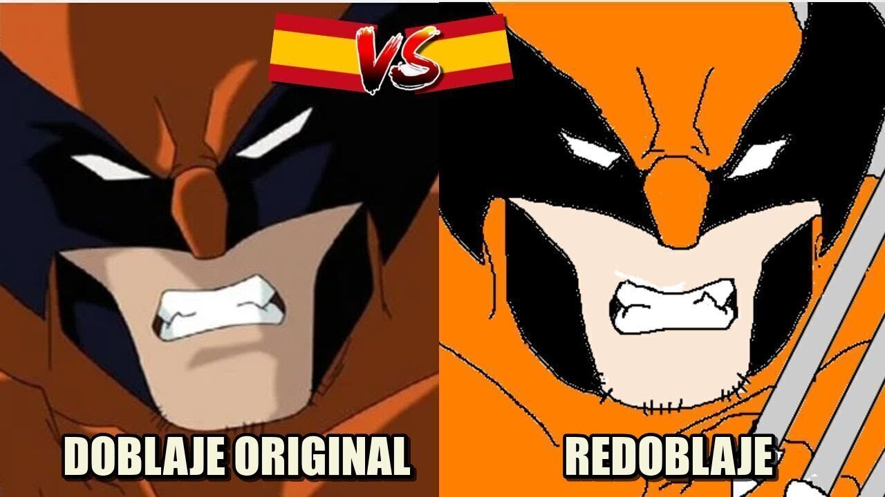 X MEN EVOLUTION DOBLAJE ESPAÑOL ORIGINAL VS REDOBLAJE