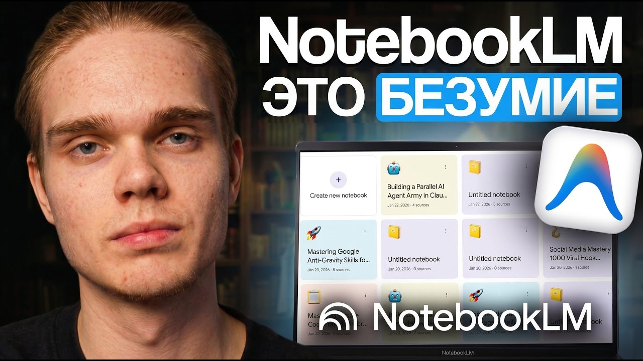 NotebookLM Получил НОВУЮ Суперсилу (AntiGravity)