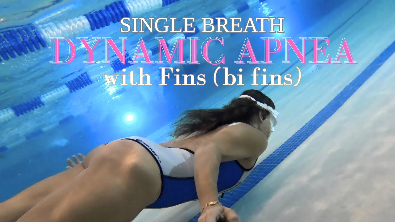 Freediving Training Single Breath Dynamic Apnea,  Bi-Fins [ DYF ]