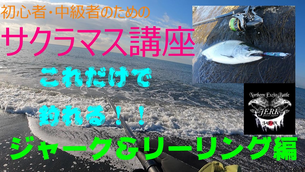 【サクラマス講座】これさえできれば釣れる！ジャーク＆リーリング編