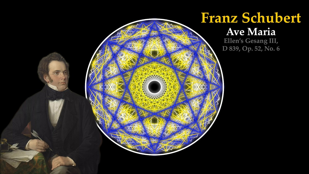 Visualizing Schubert's Ave Maria | Perfectly Synced Physics Simulation