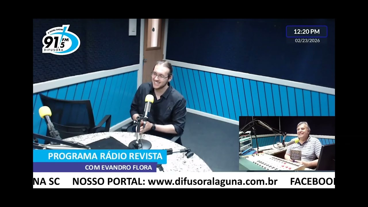 Retorno à rádio difusora de Laguna!! 