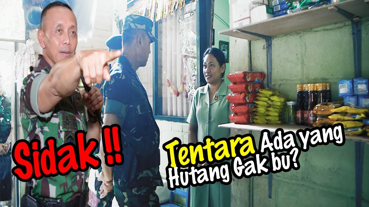 Warung dan rumah Prajurit di sidak sang Jenderal Mulyono
