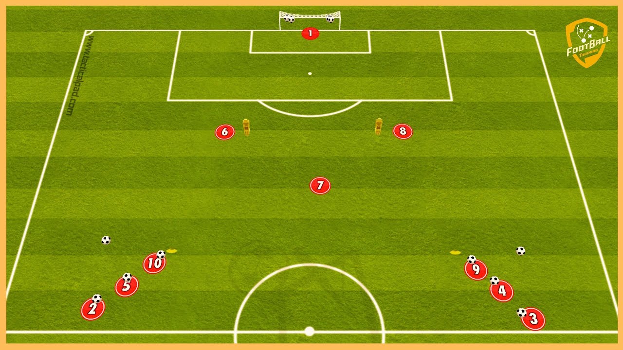 As Monaco - Double Passing Combinations With Finishing
