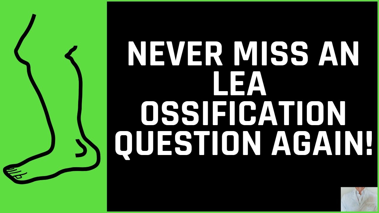 1st and 2nd Ossification Centers of LEG (2 MIN)