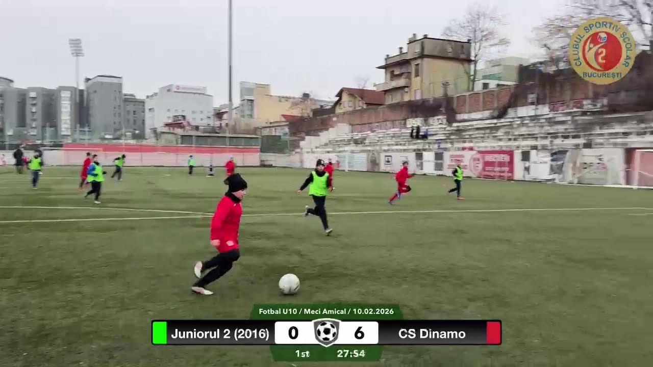 4K / Fotbal U10 / Meci Amical / 10.02.2026 / Juniorul  2 (2016) - CS Dinamo