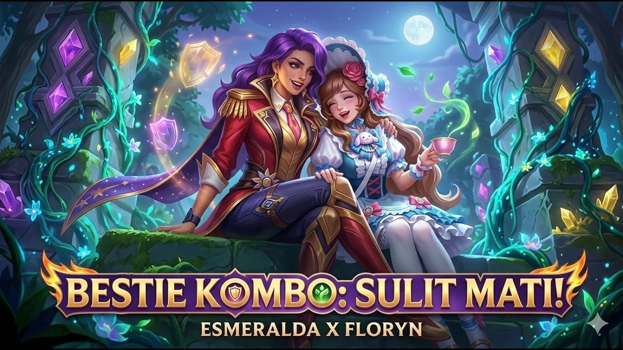 DUET MAUT PALING CANTIK! Esmeralda & Floryn Kombo Shield + Heal Tanpa Batas 🛡️✨