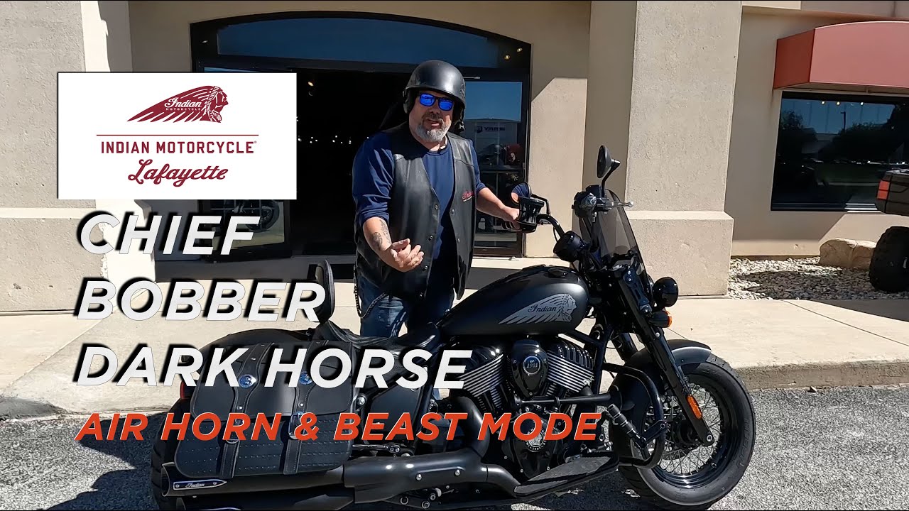 Indian Chief Bobber Dark Horse. A Motorcycle as Dark as Your Heart! @indianmotorcycleoflafayette