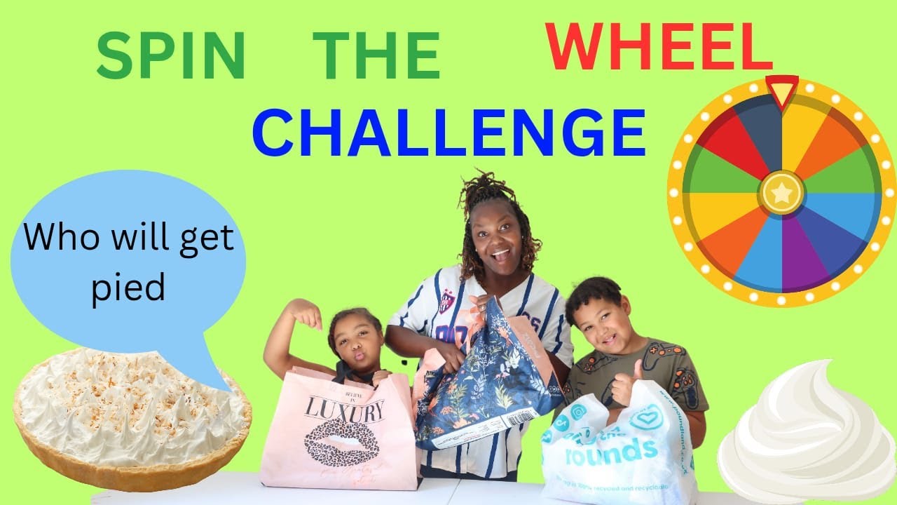 Spin The Wheel Challenge: PIED In The Face!