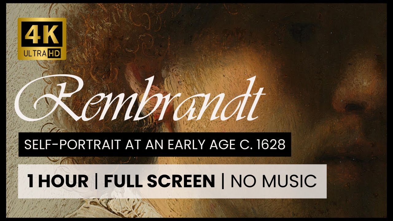 Rembrandt: The Ultimate Luxury Aesthetic | 1 Hour Art Loop | 4K FULL SCREEN for Interiors 🏛️
