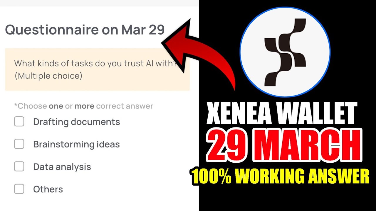 Xenea Wallet Quiz Answer 29 MARCH | Xenea Wallet Quiz 29 MARCH | Xenea Wallet Voucher Code Today