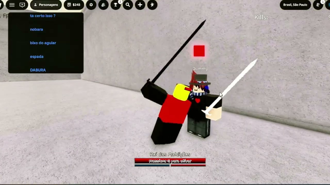 mostrando metade dos meus personagens