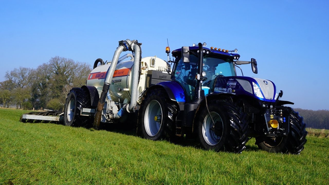 2025 | New Holland T7.230 + Kaweco | Mest injecteren | Rozeboom 't Harde | Injection slurry