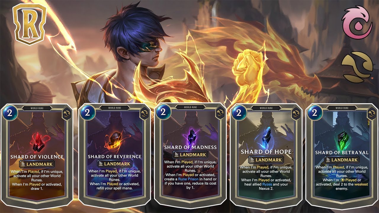 THE POWER OF WORLD RUNES IS BACK!!🔥 | LEE SIN + RYZE DECK | Legends of Runeterra