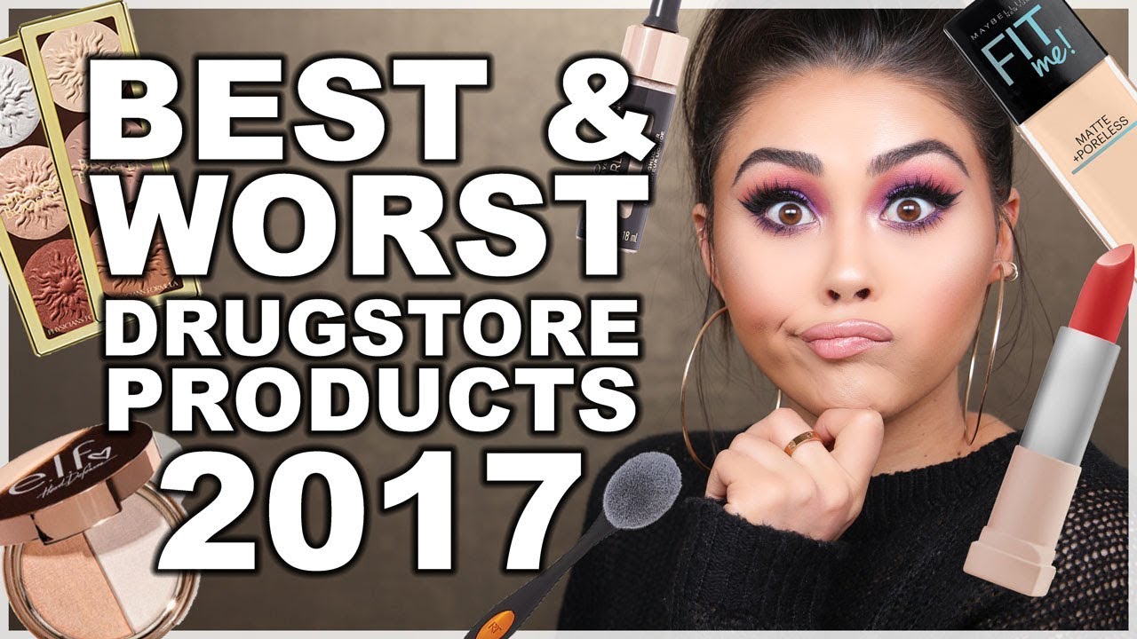 BEST & WORST DRUGSTORE MAKEUP OF 2017 | Roxette Arisa
