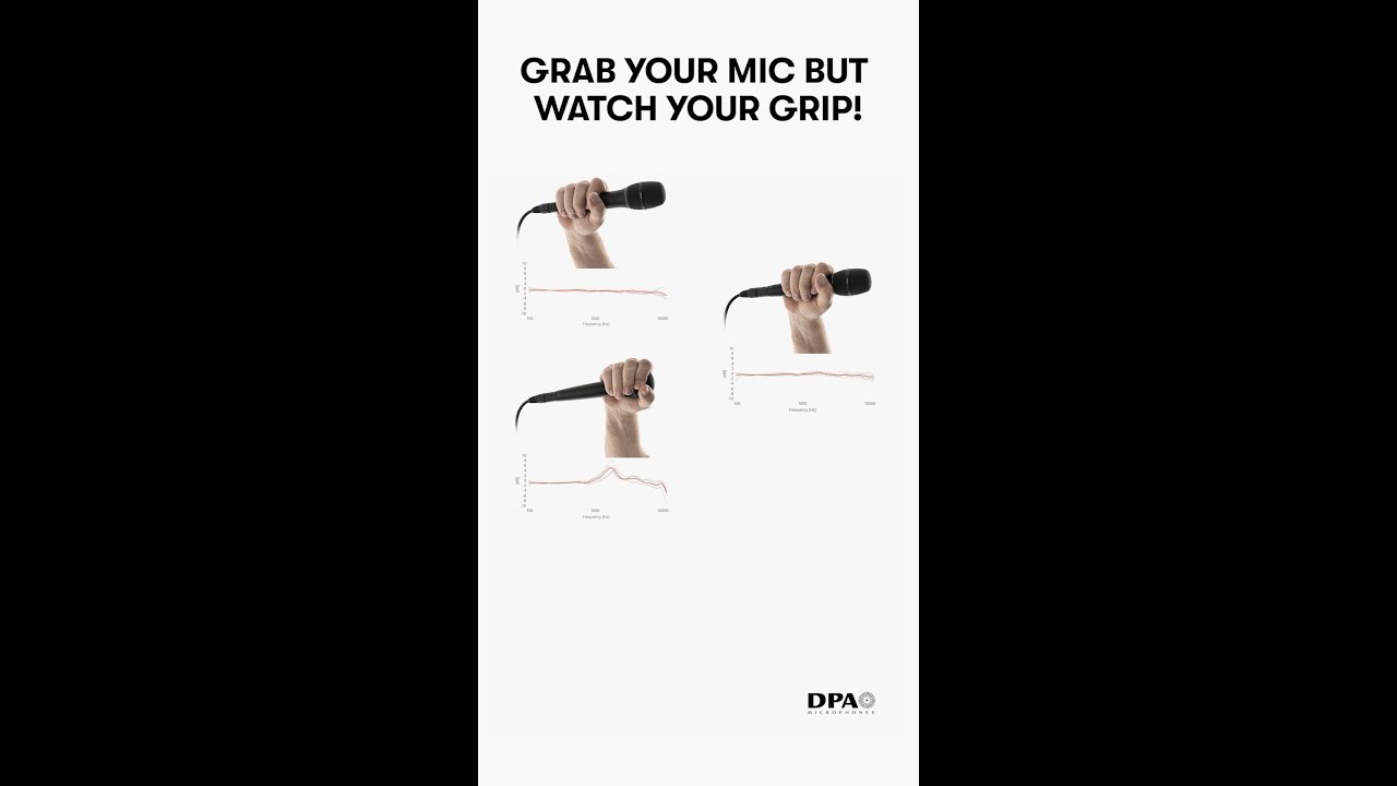 🎙️  Watch your grip! 📹 DPA Microphones