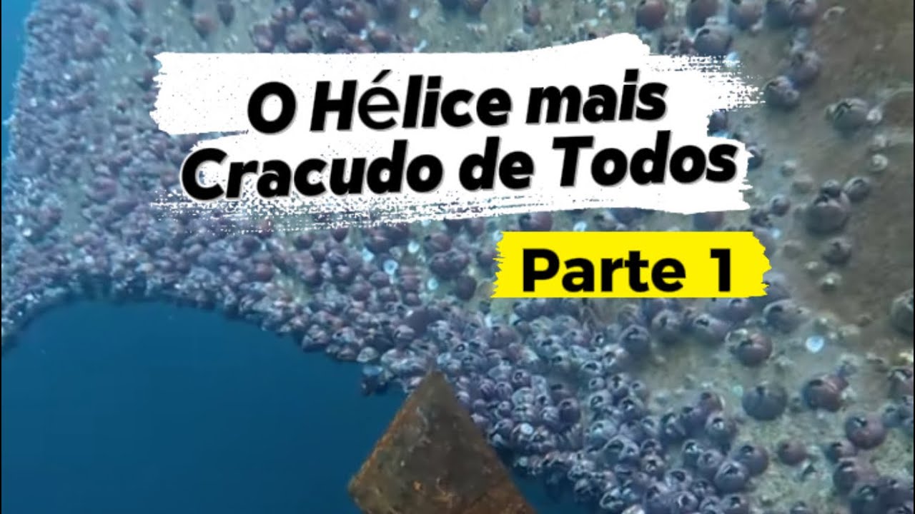 Raspagem do Hélice Tomado de Cracas (1). (Propeller Barnacles Removal)