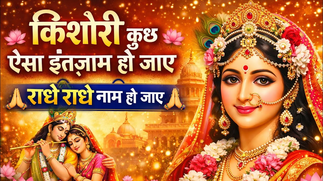 बरसाने वाली राधा रानी का चमत्कारी भजन | किशोरी कुछ ऐसा इंतज़ाम हो जाए