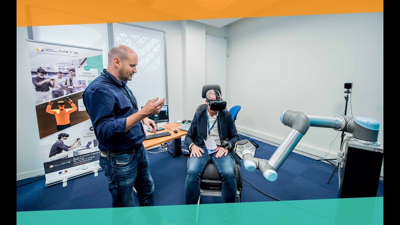 Cobot - Encountered-type Haptic Interface for virtual reality