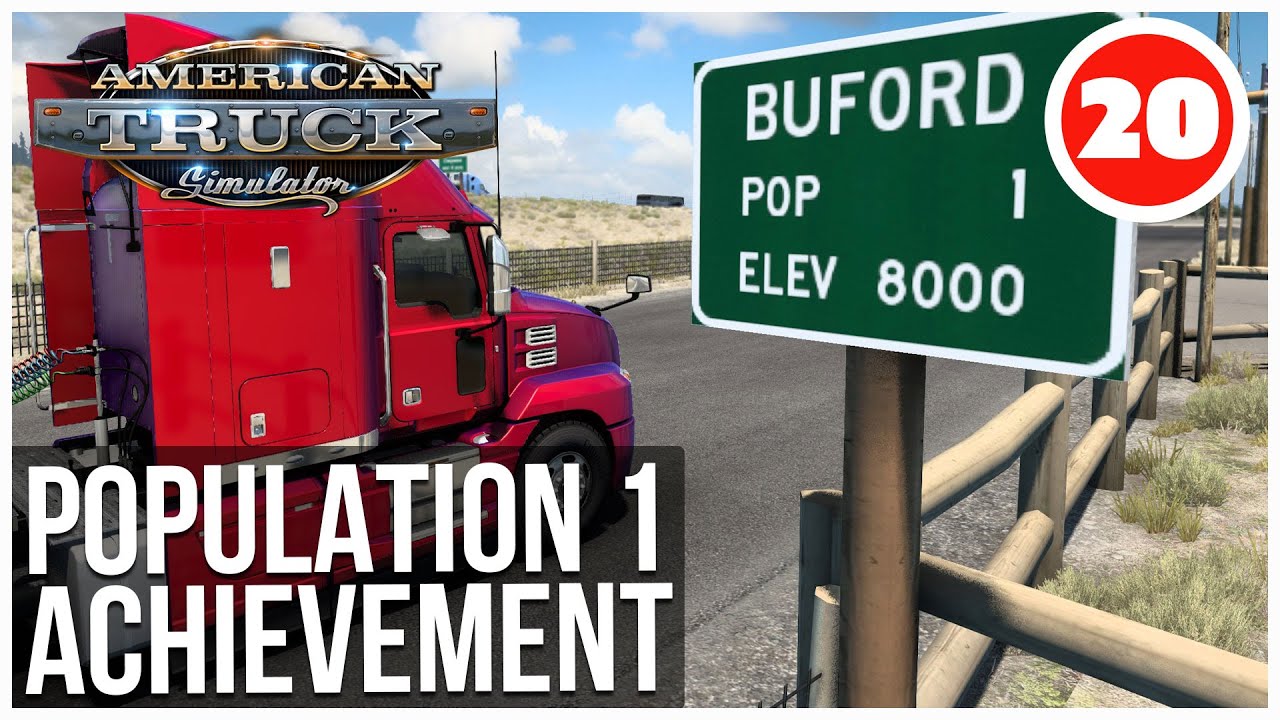 ATS | Wyoming Population 1 Achievement | American Truck Simulator Career | Episode 20 - Wyoming DLC