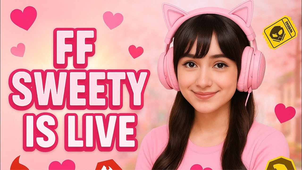 FREE FIRE LIVE STREAM | FF SWEETY || FF GIRL 🎯🔥#Gyangaming #ff #Target_8k.subscribers