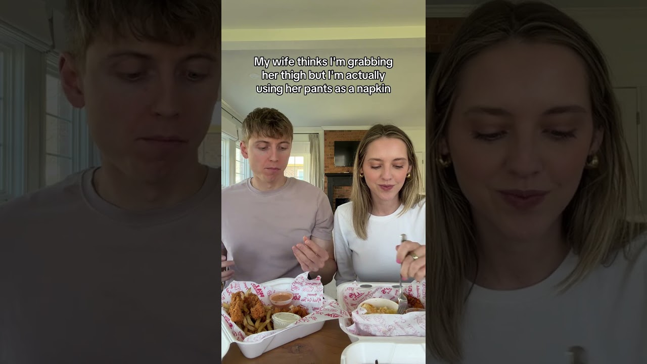 Fooled my wife with the oldest trick in the book #couples #prank