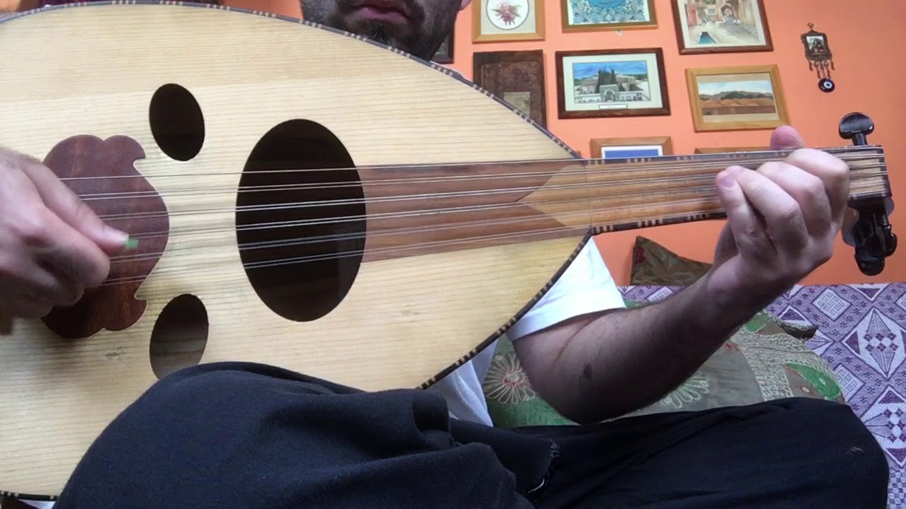Oud for Sale London - Syrian Lute made by Ibrahim Sukar [SOLD]