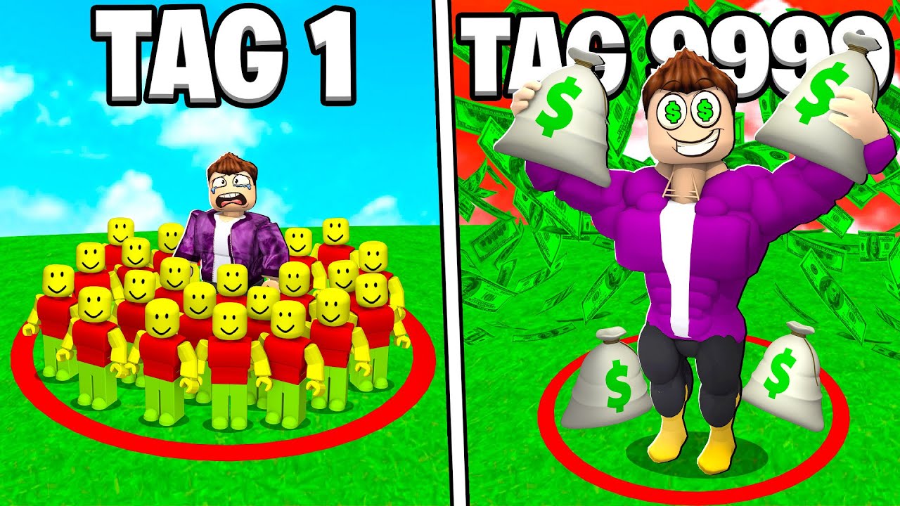 Wer ZULETZT den KREIS VERLÄSST GEWINNT 500.000€ in Roblox!