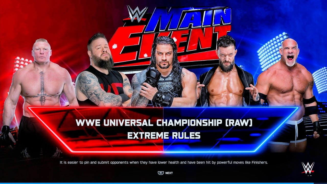Reigns Vs Lesnar Vs Goldberg Vs Owens Vs Balor - FATAL 5-Way Universal Championship Match | WWE 2k25