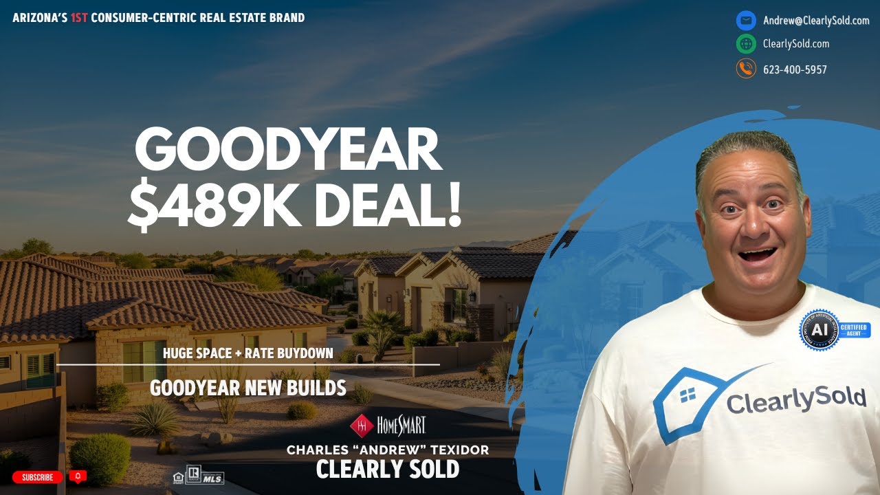 Why Buyers LOVE This $489K Goodyear Home | Spacious + Incentives!