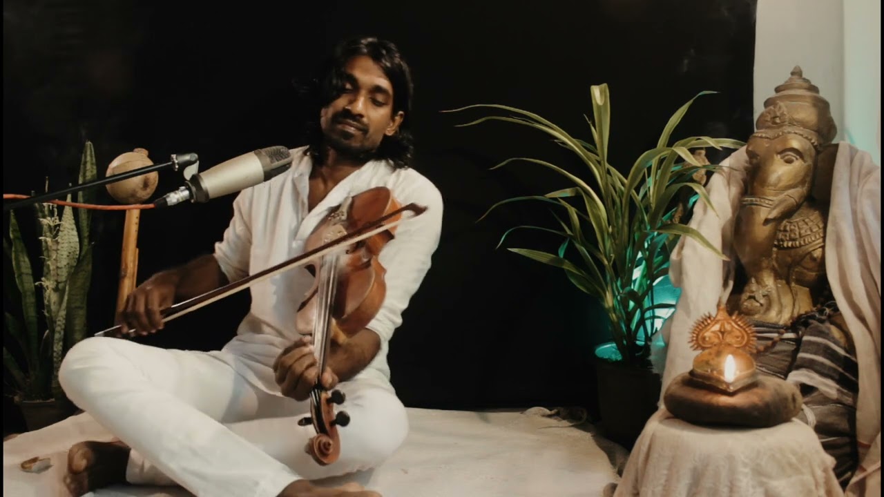 Rag darbari Violin-aalap and madya laya  bandish_TT-violin lesson
