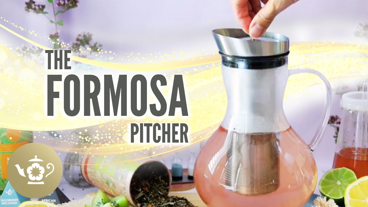 Tea Pitcher Perfect for Hot or Iced Tea, Fruit Infusion and Cold Brew | Formosa Tea Pitcher