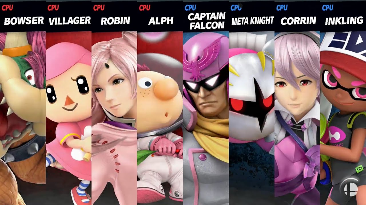 Super Smash Bros. Ultimate - Pink vs. Fuchsia
