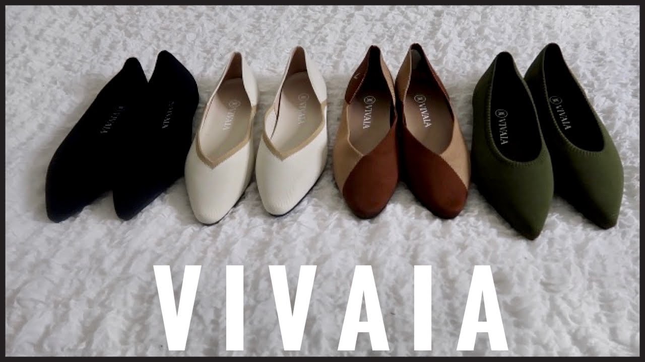 VIVAIA Review + Try On | Sustainable Footwear