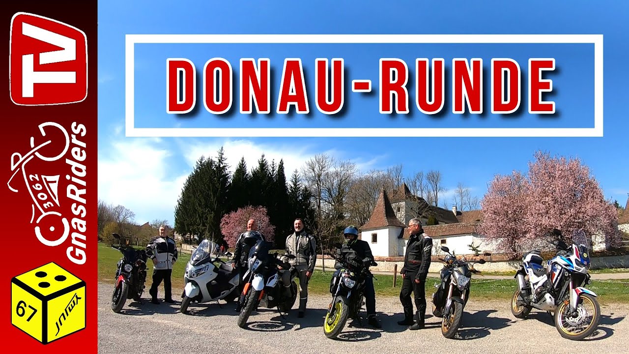 DONAU-RUNDE, Honda Africa Twin CRF1100L DCT Adventure Sports MT 07 KTM 790 Seiber Motorradreise