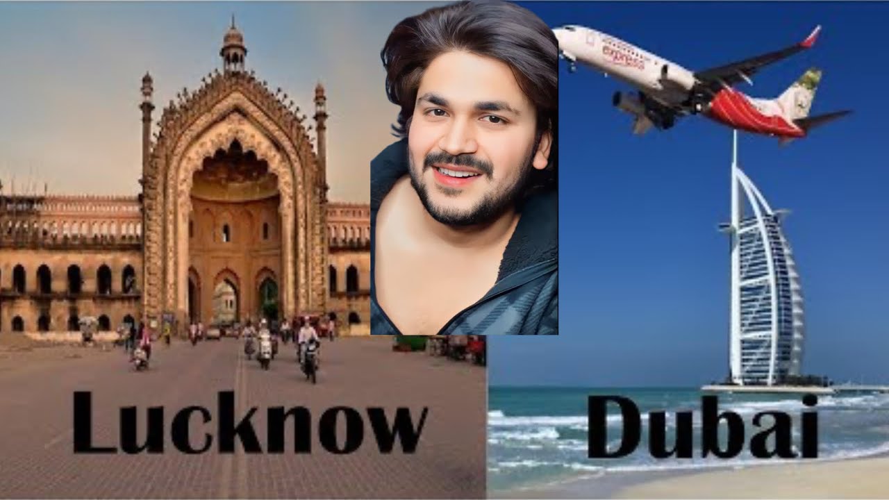 Lucknow to dubai | khalid pathan | Lucknow to Delhi to dubai