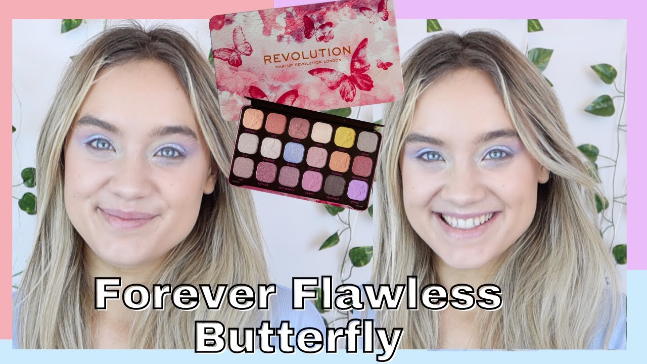 MAKEUP REVOLUTION FOREVER FLAWLESS BUTTERFLY PALETTE REVIEW AND FIRST IMPRESSIONS FOREVER FLAWLESS