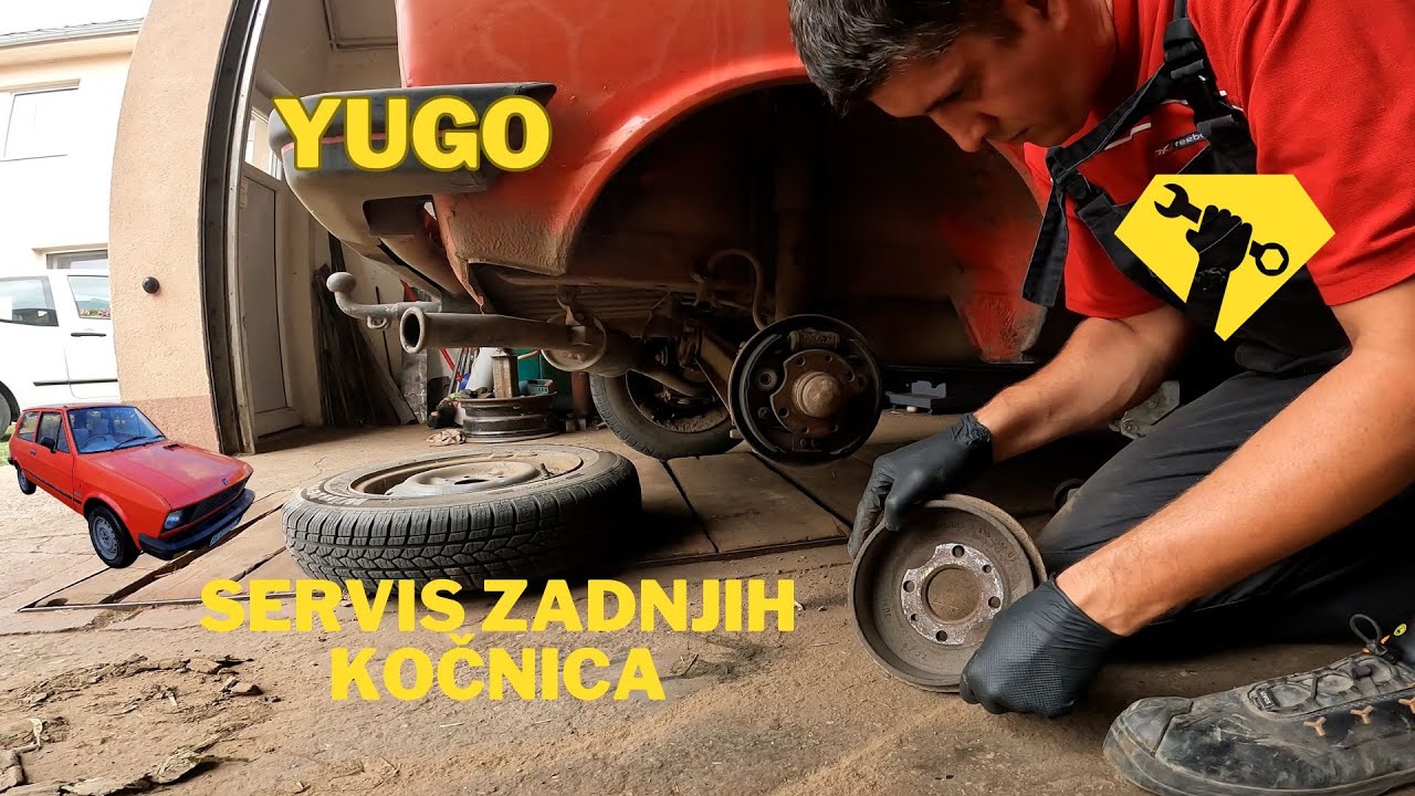 Popravka zadnjih kocnica i sredjivanje za tehnicki pregled - Yugo