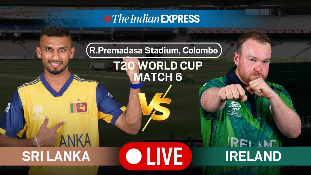 🔴 LIVE | Sl VS IRE |  T20 World Cup 2026